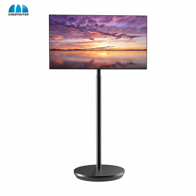 21.5” Smart Touch Display – Android 12 All-in-One Portable Monitor with Battery & Rotating Stand