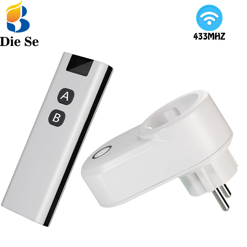 Smart Plug & Remote Control Set – Easy Lighting & Appliance Control (EU Plug)