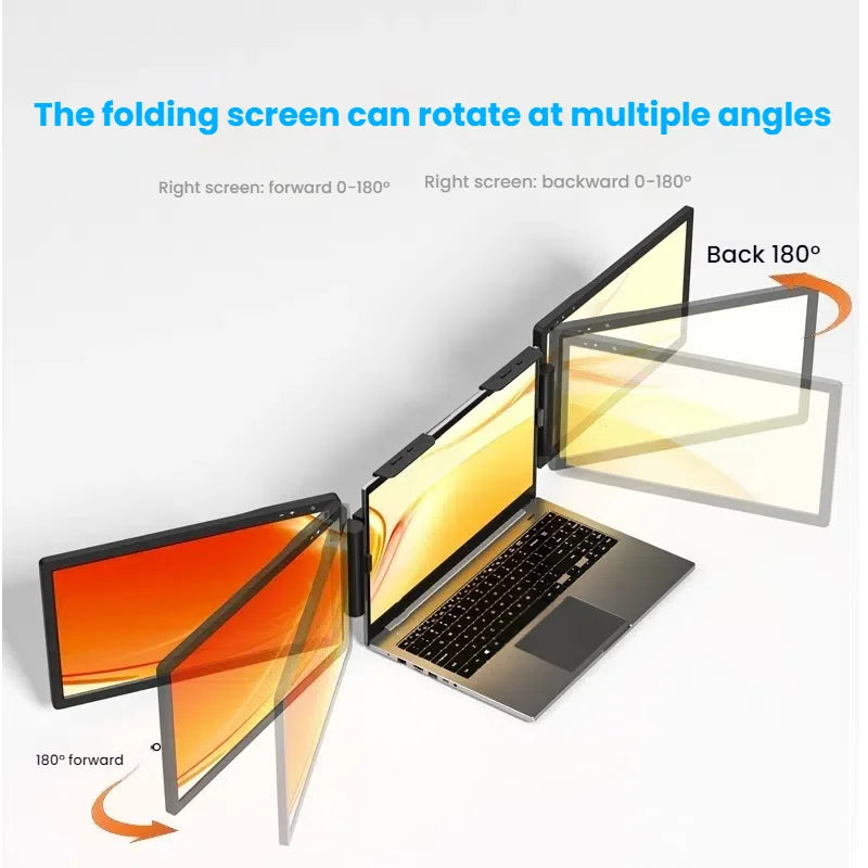 14” Portable Dual Monitor – USB-C & HDMI Second Screen for Laptops (FHD IPS)