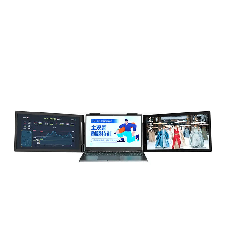 14” Portable Dual Monitor – USB-C & HDMI Second Screen for Laptops (FHD IPS)