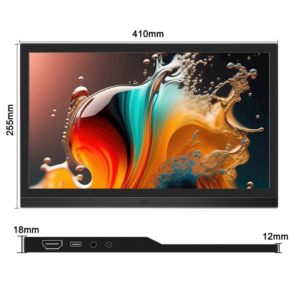 17.3” Portable Gaming Monitor – FHD External Display for Laptop, PS5, Xbox, Switch & PC