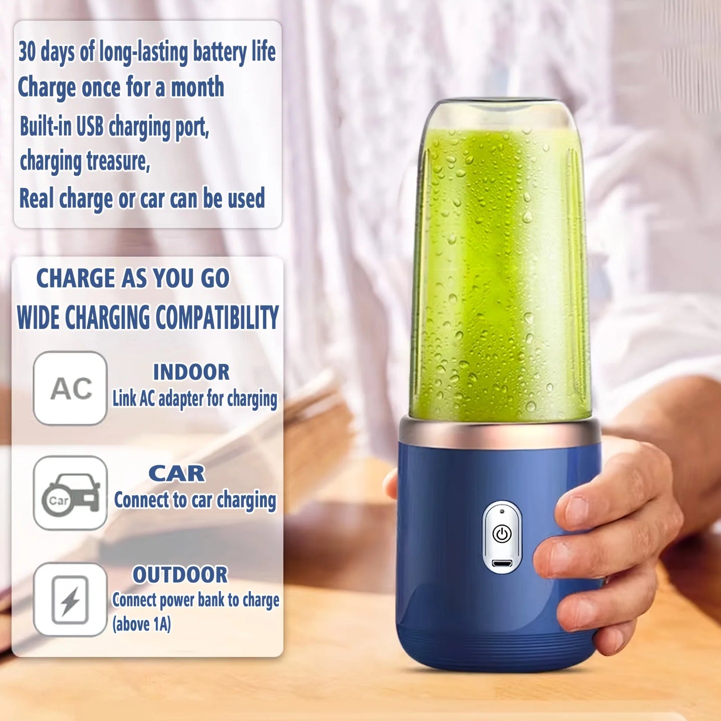 Portable USB Blender – Blend Anywhere, Anytime