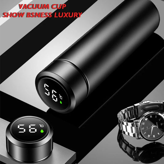 Smart Insulated Thermos Bottle with LED Temperature Display